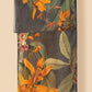 Botany Bliss in Charcoal Wrap Scarf