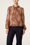 Jane Leopard Print Top