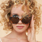 Luxe Zeilia Tortoiseshell and Olive Sunglasses by Powder
