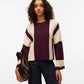 Gigi Jumper Burgandy and Cream