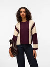 Gigi Jumper Burgandy and Cream