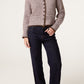 Lyra Stripe Cardigan Brown Pink