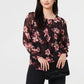 Isabella Pink Floral Chiffon Top