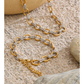 Mixed Metal Chain Link Necklace
