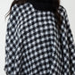 Vicky Check Poncho