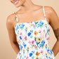 Leonora Floral Print Balloon Midaxi Dress