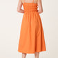 Lucy Midi Dress Orange