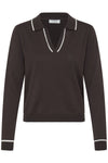 Pusti Long Sleeve Polo Jumper Java