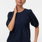 Arlene Top Navy Blue