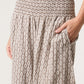 Mandy Wide Leg Culotte Trousers in Mocha