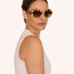 Daria Ltd Edition Sunglasses Light Tortoiseshell by Powder