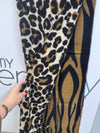 Cleo Scarf Reversible Animal Print