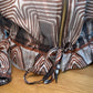 Lightweight Jacket Geometric Print Brown