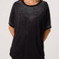 Nicola Embellished T Shirt Black