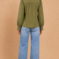 Green Shiffley Embroidered Cotton Top