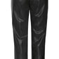 Kaddo Faux Leather Trousers Black