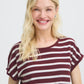 Pamila T Shirt Stripe Fig