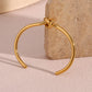 Twisted Knot Gold Bracelet Bangle Gold