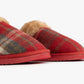 Shetland Slippers Festive Red