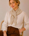 Bandana  Slip Through Scarf Cream