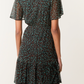 Mandy Leopard Print Dress Green
