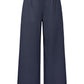 Kate Wide Leg Trousers Navy