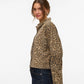 Nixi Leopard Print Denim Jacket