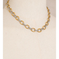 Mixed Metal Chain Link Necklace