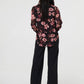 Isabella Pink Floral Chiffon Top