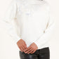 Sophie Embellished Butterfly Jumper White