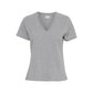 Palmer V Neck T Shirt Grey Melange