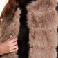 Jemma Faux Fur Pelted Gilet Mocha
