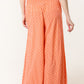 Mandy Wide Leg Cullote Trousers Orange