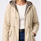 Tessa Reversible Rain Jacket Beige