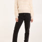 Molly Sparkle and Fluffy Crew Neck Jumper Stone