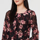 Isabella Pink Floral Chiffon Top