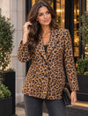 Leopard Print Blazer