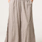Mandy Wide Leg Culotte Trousers in Mocha