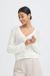 BYMAGIO V Neck Cardigan Marshmallow