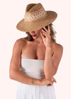 Amara Sun Hat Natural with Cream Weave