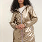 Sadie Long Waterproof WindProof Reversible Jacket Gold Beige