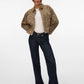 Nixi Leopard Print Denim Jacket