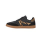 Matise Black and Leopard Print Trainers