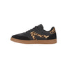Matise Black and Leopard Print Trainers