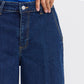 Komma Wide Leg Jeans Dark Blue