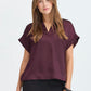 Selita Placket Top Fig