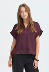 Selita Placket Top Fig