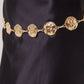 Hammered Gold Chain Belt