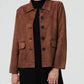Rachel Boxy Faux Suede Jacket