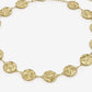 Hammered Gold Chain Belt